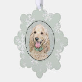 Carte Décorative Cocker Spaniel Buff Peinture - Art Chien original (Gauche)