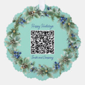 Carte Décorative Code QR personnalisé URL personnalisée Joyeux jour (Recto)