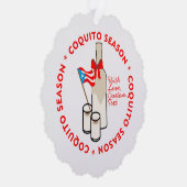 Carte Décorative Coquito Season Custom Photo Text (Droite)