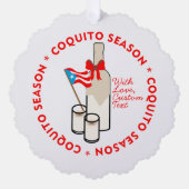 Carte Décorative Coquito Season Custom Photo Text (Recto)
