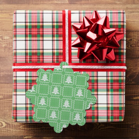 Carte Décorative Cosy sapin de Noël affreux pull à damiers motif (Insitu (Cadeau))