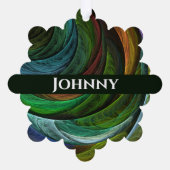 Carte Décorative Couleur Gloire Moderne Art Abstrait Motif Élégant (Verso)