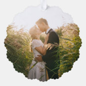 Carte Décorative Couple de biscuits de Noël au gingembre Photo Floc (Verso)