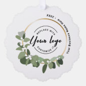 Carte Décorative Couronne moderne avec logo unique Personnalisé (Recto)