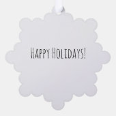 Carte Décorative Cozy Couple Ornament (Verso)