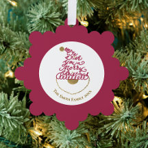 Create Your Own Glitter Santa Modern Christmas