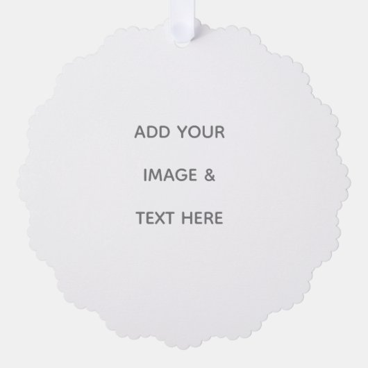 Carte Décorative Create Your Own white  Save The Date (Recto)