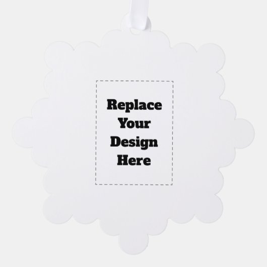 Carte Décorative Créez Votre Propre blanc (Recto)