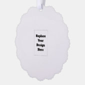 Carte Décorative Créez votre propre blanc  (Gauche)