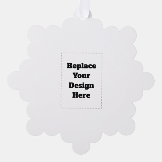Carte Décorative Créez Votre Propre blanc (Recto)