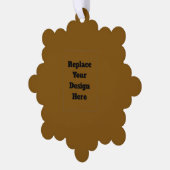 Carte Décorative Créez Votre Propre Brun (Gauche)