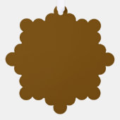 Carte Décorative Créez Votre Propre Brun (Verso)