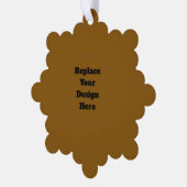 Carte Décorative Créez Votre Propre Brun (Gauche)