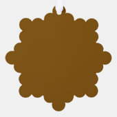 Carte Décorative Créez Votre Propre Brun (Verso)