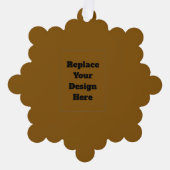 Carte Décorative Créez Votre Propre Brun (Recto)