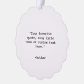 Carte Décorative Créez votre propre devis (Gauche)