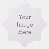 Style de l'ornement en papier : Flocon de neige, Papier : Coquille d'œuf superfine, Enveloppes : Aucun (Recto)