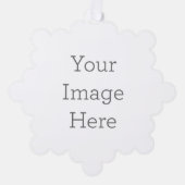 Style de l'ornement en papier : Flocon de neige, Papier : Mat, Enveloppes : Aucun (Recto)