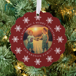 Carte Décorative Créez votre propre photo de famille Joyeux Noël