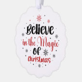 Carte Décorative Croire à la magie de Noël (Gauche)