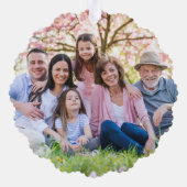 Carte Décorative Custom Double Sided Family Two Photo Christmas (Verso)