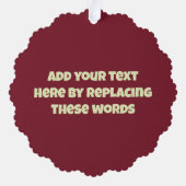 Carte Décorative Custom Funny Crocodile Drinking Champagne (Verso)