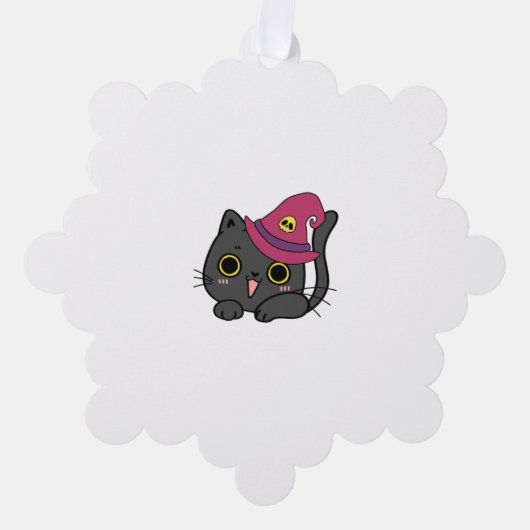 Carte Décorative Cute Chat dans un Casquette (Recto)