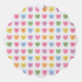 Carte Décorative Cute drôle conversation coeur Saint Valentin (Recto)