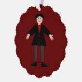 Carte Décorative Cute Halloween Vampire Custom (Gauche)