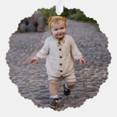 Carte Décorative Cute Merriest Moderne Calligraphie Photo (Verso)