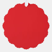 Carte Décorative Cute merry Cow Christmas tree calf ox Xmas pattern (Verso)