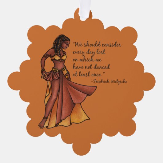 Carte Décorative Danse quotidienne (Recto)