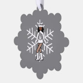 Carte Décorative Danseur d'argent (Gauche)