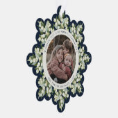 Carte Décorative Dark Navy Snowberry+Greenery Christmas Paper (Droite)