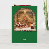 Carte décorative de Noël (Dos)