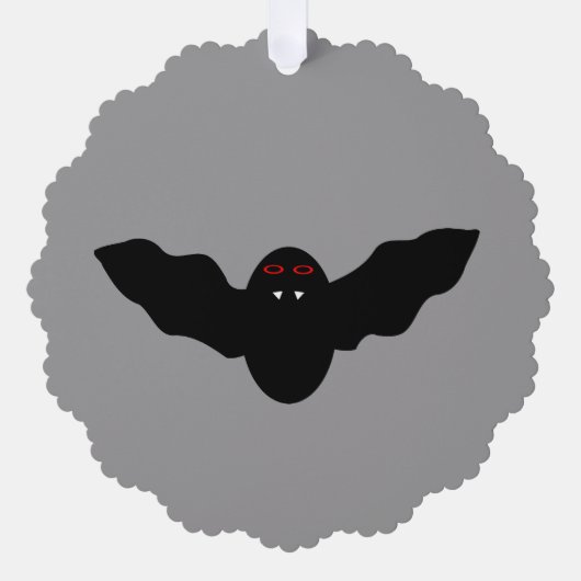 Carte Décorative Déplaisant Halloween Vampire Bat Custom (Recto)