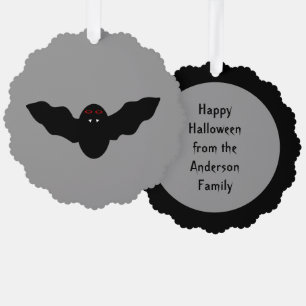 Carte Décorative Déplaisant Halloween Vampire Bat Custom