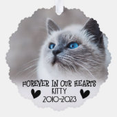 Carte Décorative des monuments commémoratifs pour toujours dans nos (Verso)