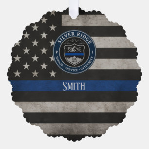 Carte Décorative Drapeau américain personnalisé de la police Thin B