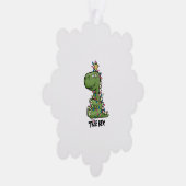 Carte Décorative Drôle Noël T Rex. Cadeau Arbre Rex (Droite)