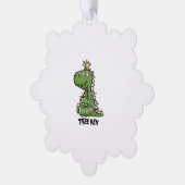 Carte Décorative Drôle Noël T Rex. Cadeau Arbre Rex (Gauche)