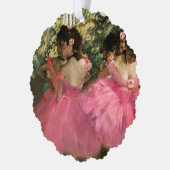 Carte Décorative Edgar Degas - Danseurs en rose (Gauche)
