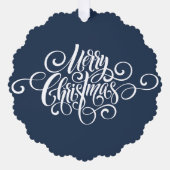 Carte Décorative Élégant Joyeux Noël Professionnel Moderne (Recto)