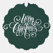 Carte Décorative Élégant Joyeux Noël Professionnel Moderne (Recto)