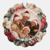 Carte Décorative Élégante photo florale de vacances (Recto)