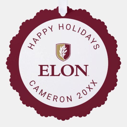 Carte Décorative Elon (Recto)