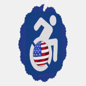Carte Décorative États-Unis handicapés (Droite)