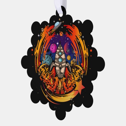 Carte Décorative Exploser le vaisseau spatial (Gauche)