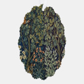 Carte Décorative Faisan d'arbre boisé William Morris (Droite)