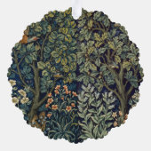 Carte Décorative Faisan d'arbre boisé William Morris (Verso)